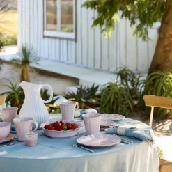 Rosa Collection Serving Bowl 12" in Rosé