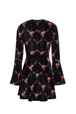 Rosabella Dress in Trellis Black