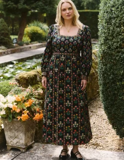 Rose Border Cornelia Dress
