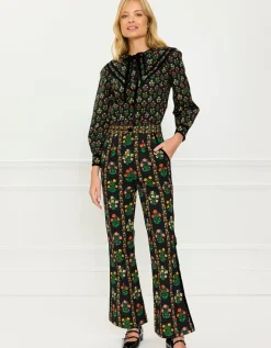 Rose Border Romy Trousers
