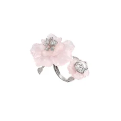 Rose Quartz Sakura Ring