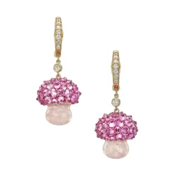 Rose Quartz Virosa Earrings
