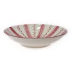 Rose Stripe Serving Bowl