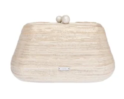 Rosie Clutch in Natural