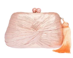Rosie Clutch in Peach