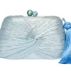 Rosie Clutch in Sky Blue