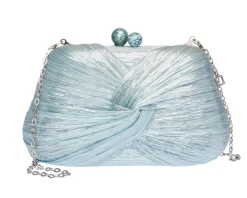 Rosie Clutch in Sky Blue