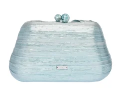Rosie Clutch in Sky Blue