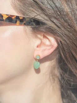 Rosie Earrings in Green