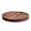 Rotating Lazy Susan Charcuterie with Hand-Etched Border