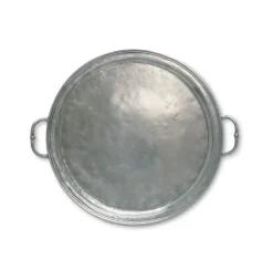 Round Tray with Handles, Large