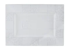 Rua Nova Tray in White Antique