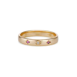 Ruby and Diamond Petite Star Band