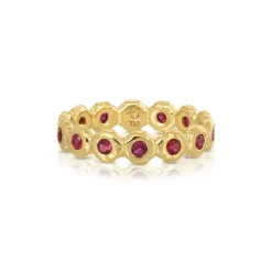 Ruby Nesting Gem Eternity Ring