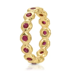 Ruby Nesting Gem Eternity Ring
