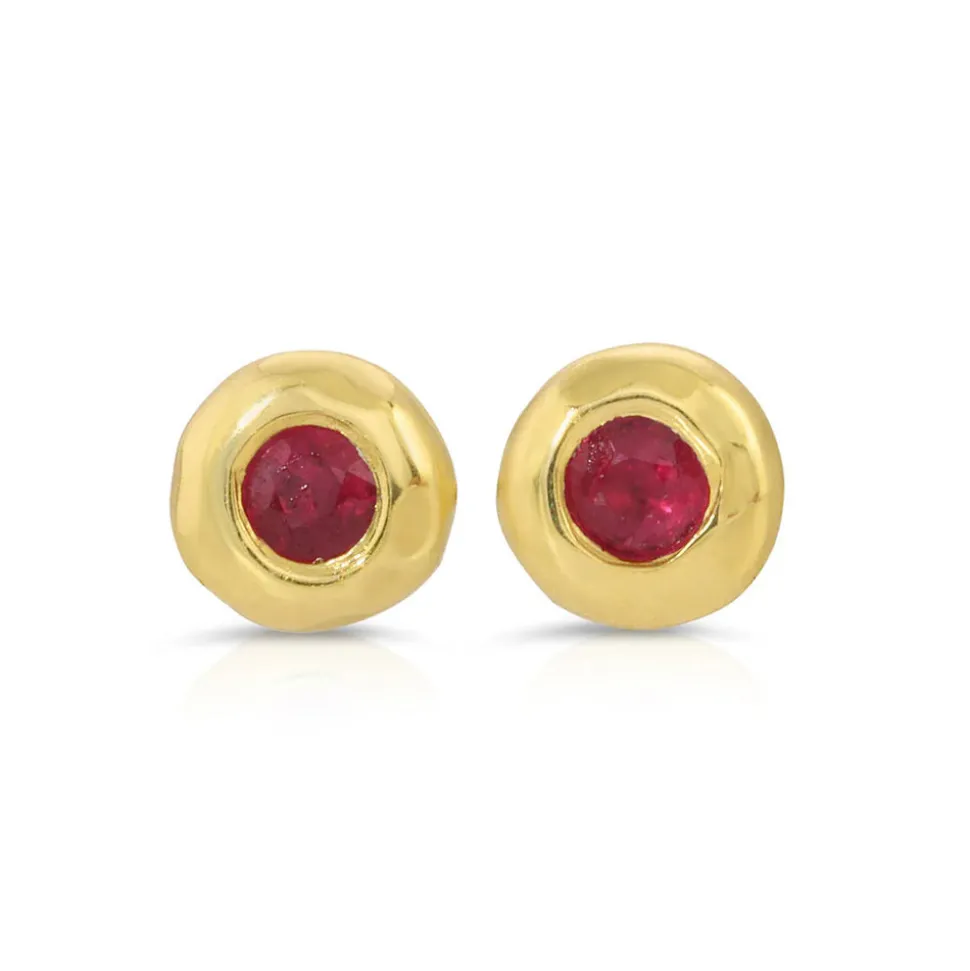 Ruby Nesting Gem Studs