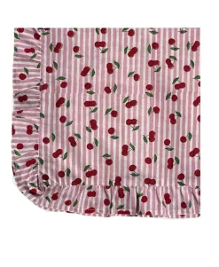 Ruffle Napkin in Cherry, Set of 4