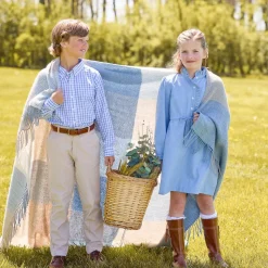 Ruffled Shirt Dress in Alaskan Flannel