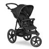 Runner 2 Compact Foldable Tricycle Jogger Buggy Stroller Pushchair with Height-Adjustable Handle