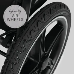 Runner 2 Compact Foldable Tricycle Jogger Buggy Stroller Pushchair with Height-Adjustable Handle