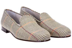 Russell Tweed Slipper in Plaid