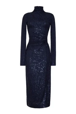 Ryan Dress in Midnight Sequins