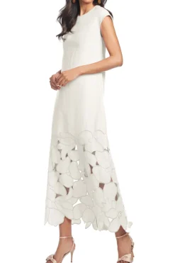 Sabette Dress in Alabaster