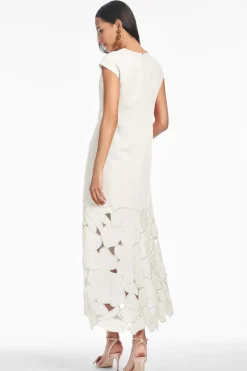 Sabette Dress in Alabaster