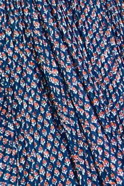 Sabine Dress in Autumn Fleur Navy