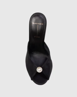 Sadie 100 in Black Mesh Pearl