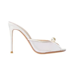 Sadie 100 in White Mesh Pearl