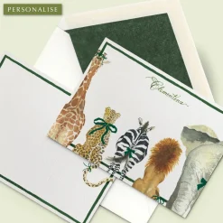 Safari Stationery Cards, Set of 50