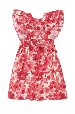 Sage Dress in Berries Pink