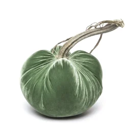 Sage Silk Velvet Pumpkin