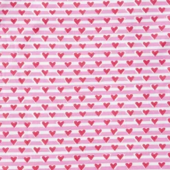 Sailor Hearts Zip Baby Onesie in Posie Pink