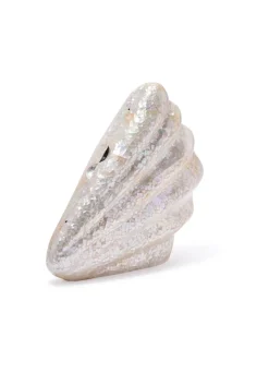 Saline Clutch in White