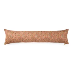 Salmon Herringbone Huipil Pillow