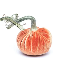 Salmon Silk Velvet Pumpkin