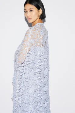 Samantha Cape Dusty Blue Lace