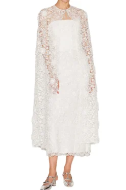 Samantha Cape White Lace