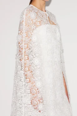 Samantha Cape White Lace