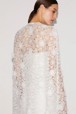 Samantha Cape White Lace