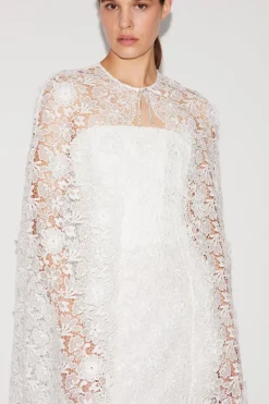 Samantha Cape White Lace