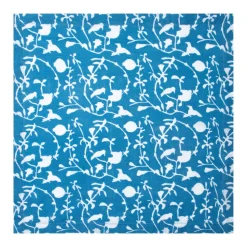 Sanctuary Printed Napkins in Blue, Set of 4