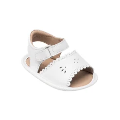 Sandal with Scallop White