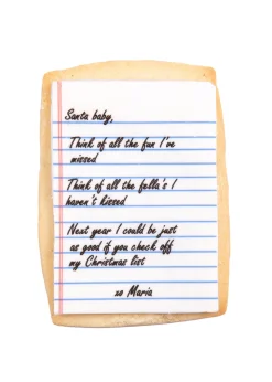 Santa Baby Sugar Cookies, Set of 12