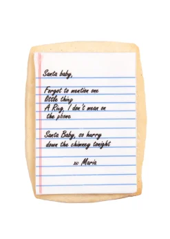 Santa Baby Sugar Cookies, Set of 12