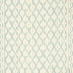 Santa Monica Ikat Wallpaper in China Blue