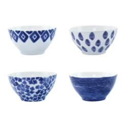 Santorini Assorted Cereal Bowls, Set of 4