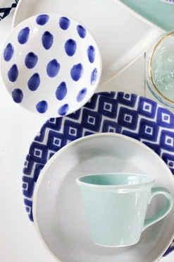 Santorini Dot Pasta Bowl